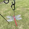 Libellen-Hutclip Falsche Libellen-Clips Outdoor 3D Realistisches Kleines Ornament Für Wandern Camping Hof Garten Hut Rucksack Pflanze