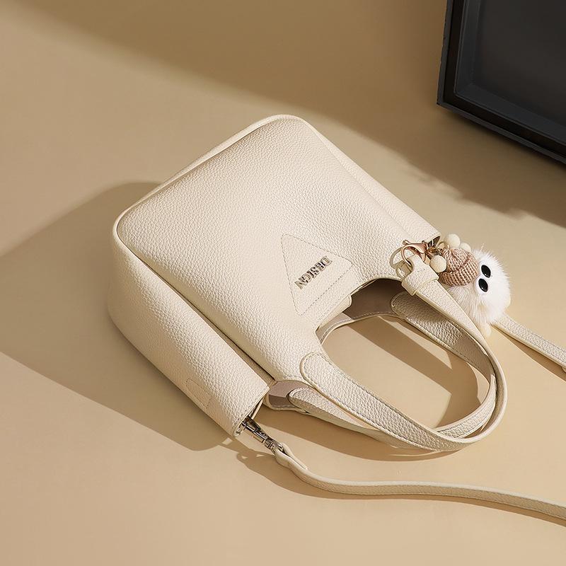 2025 Autumn Winter New Women's Bag Crossbody Bag Handbag Genuine Leather High-end Trendy Bucket Bag
