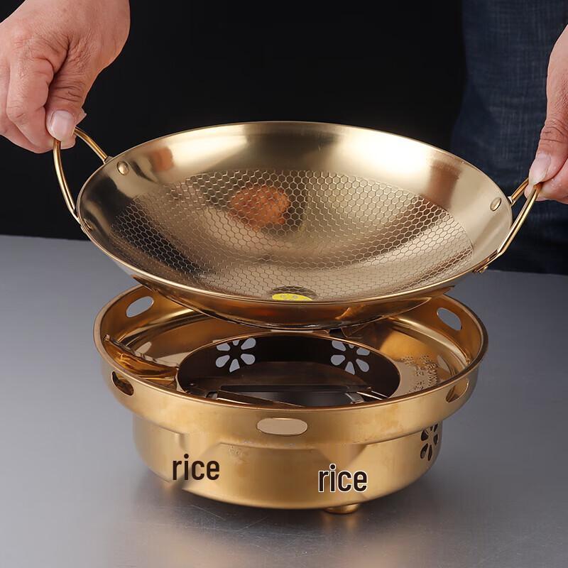 Renzhida Portable Stainless Steel Windproof Commercial Hot Pot Stove