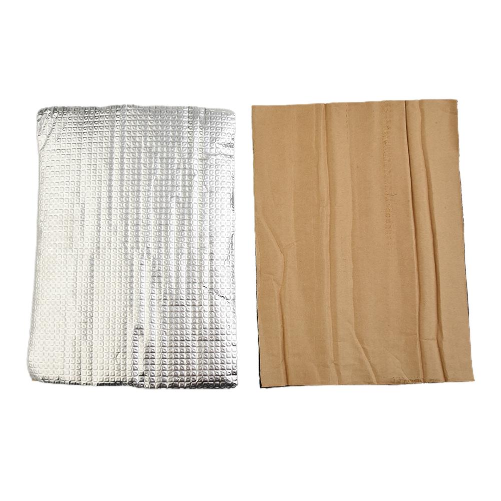 10 Sheets Car Sound Deadener Heat Insulation Mat Aluminum Foil Sound Proofing Noise Insulation Deadening Insulation Mat