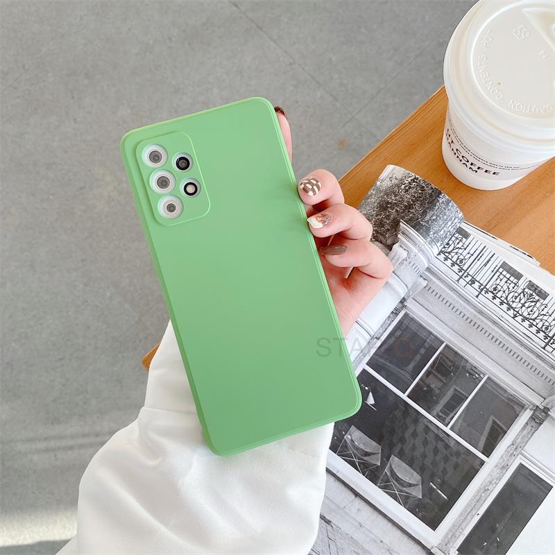 

Liquid Silicone Case For Samsung Galaxy A32 A52 A72 4g 5g A 32 52 72 A51 A71 A53 A13 A50 A31 A21s Back Cover A52