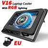 Laptop Pressurized Air Cooler 15.6 Inch Gaming Base Computer Desk Stand V16 Type AI Smart Model Hardware Monitoring