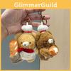 Muffin Bear Plush Keychain With Soft Fabric For Kids And Bag Decor