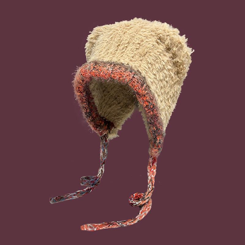 New Stacking Hat Wool Hat Women's Autumn and Winter Lei Feng Cold and Warm Knitted Hat Headgear