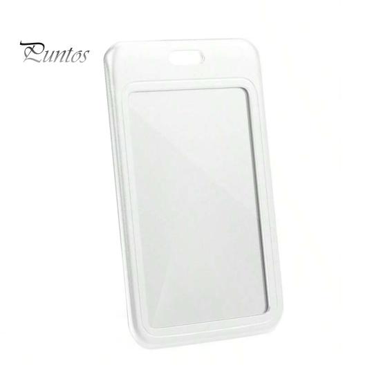 

Держатель удостоверения личности Сдвижная крышка Прозрачное окно Подвесное отверстие Защитный держатель сертификата Канцелярские товары Студенты Медсестра Офисные работники Защита именной карты белый