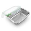 ZISIZ 304 Stainless Steel Square Food Storage Container
