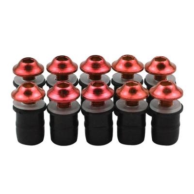 10KS M5x16mm Motocyklové šrouby na čelní sklo Šrouby Matice Upevňovací prvek Pro Honda Suzuki Yamaha Kawasaki
