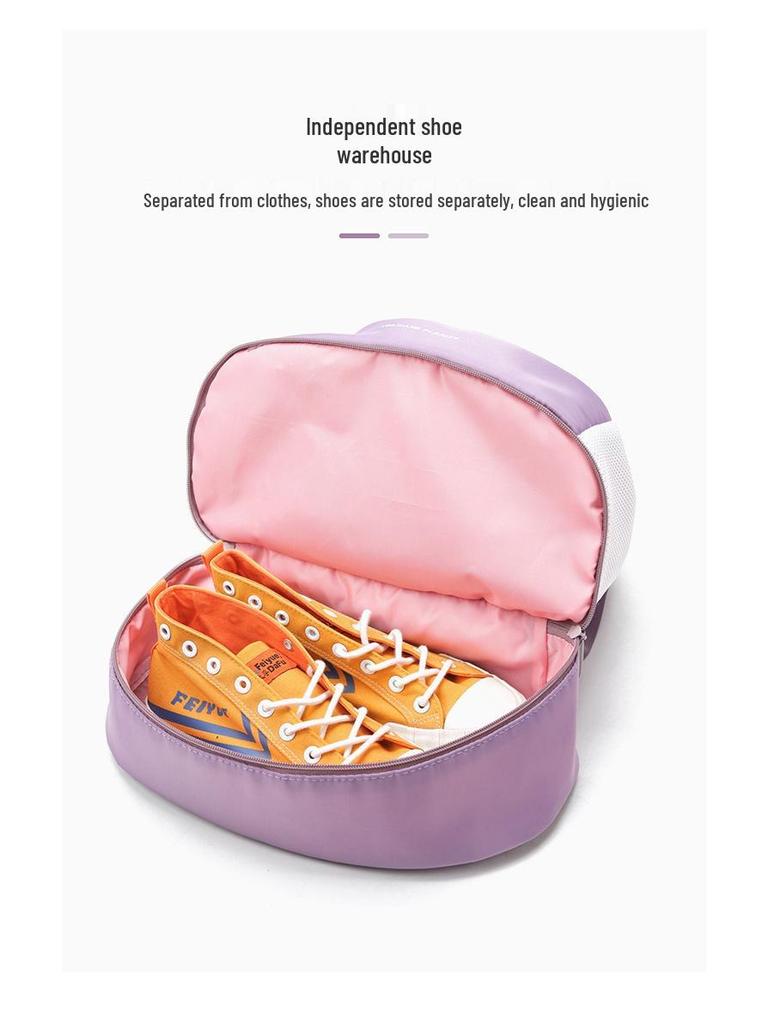 Women's Gym Bag: Wet/Dry Separation, Shoe Compartment, Sports, Swim, Yoga, Travel, Lightweight, Double Shoulder.