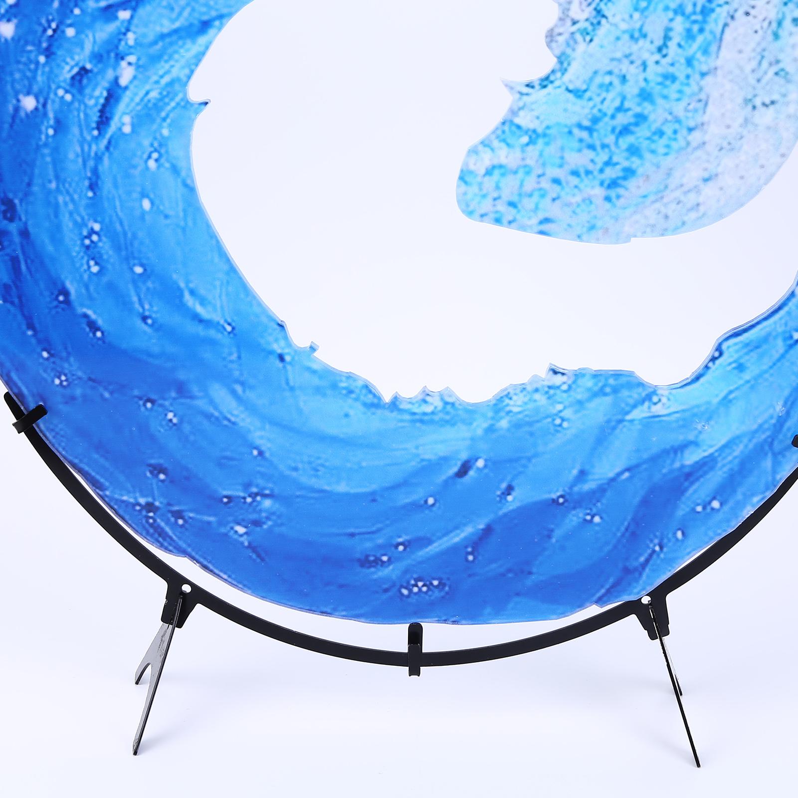 

Acrylic Ocean Wave Sculpture Carefully Designed with Depict Handmade Lifelike Sea Wave Decoration Creative Art Crafts 3