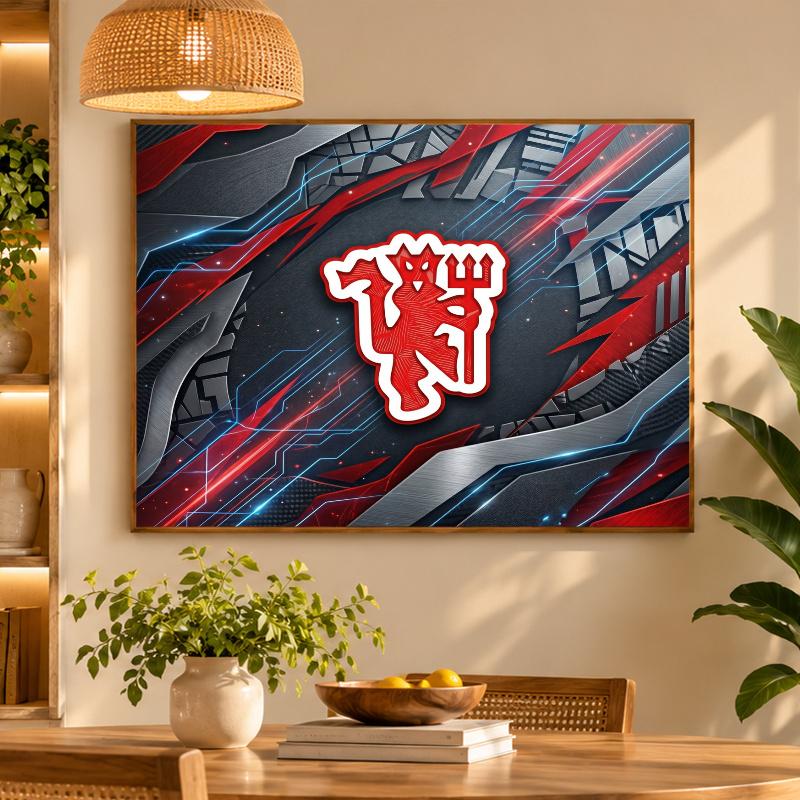 5D Diamond Painting Manchester United DIY Full Drill Diamond Art Kit Home Decoration