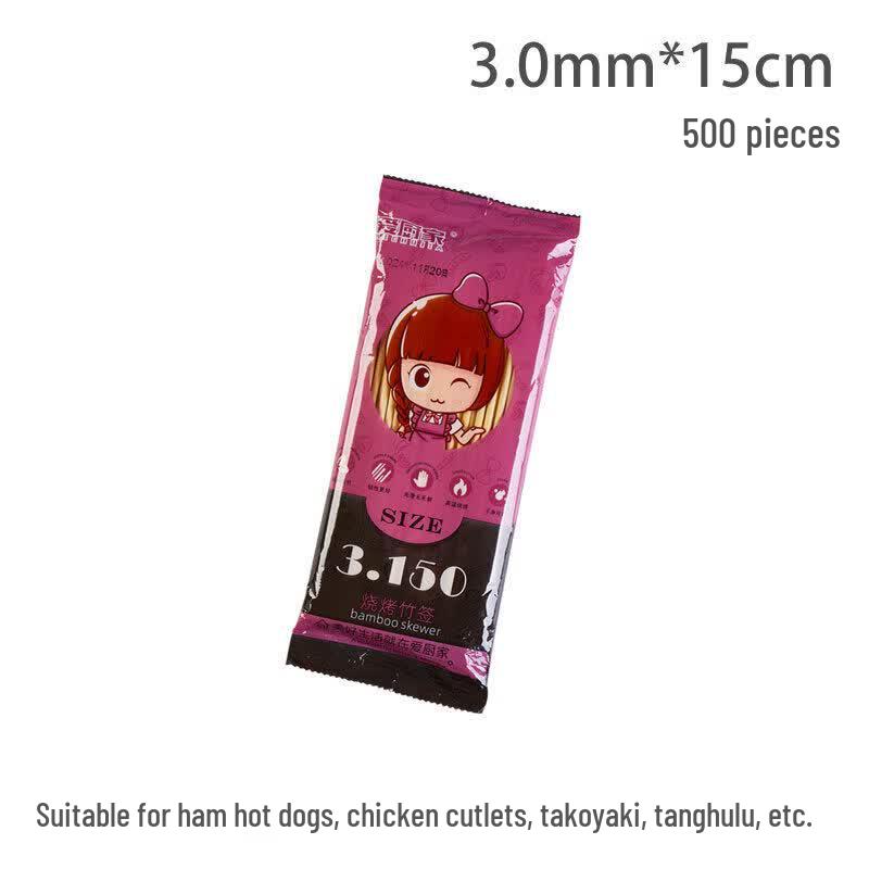Disposable Wooden Bamboo Skewers