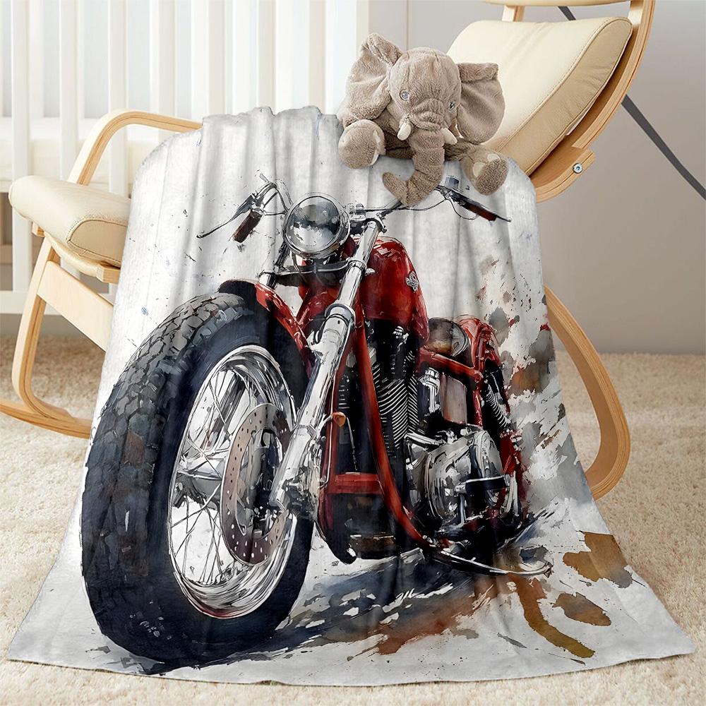 Motocross Adventure Sport Flanelldecke - Weich und geeignet für Sofas, Betten, Büros, Reisen, alle Jahreszeiten und das beste Geschenk für die Feiertage.