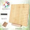 1 Set Häkel-Blockierbrett, glatte Kante, hohe Haltbarkeit, nicht leicht verformbar, wiederverwendbar, mit dichten Löchern, quadratisches Häkel-Blockierbrett mit Nadel-Set