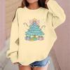 Children's Fashionable Casual Long-sleeved Loose Christmas Print Pullover Sweatshirt