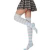 New Socks Long Tube Ladies Japanese Blue and White Striped Over-knee Socks Thigh Socks  Thigh High Stockings  Knee High
