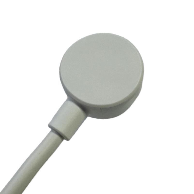 In-Stock White 17.2mm National Standard Three-Prong Power Cord, 0.5m, No Tail