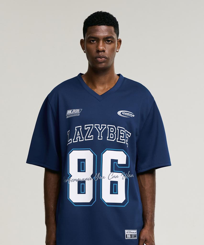 Leijibi Mixed Mesh Jersey Oversized Short Sleeve M (4 Colors)