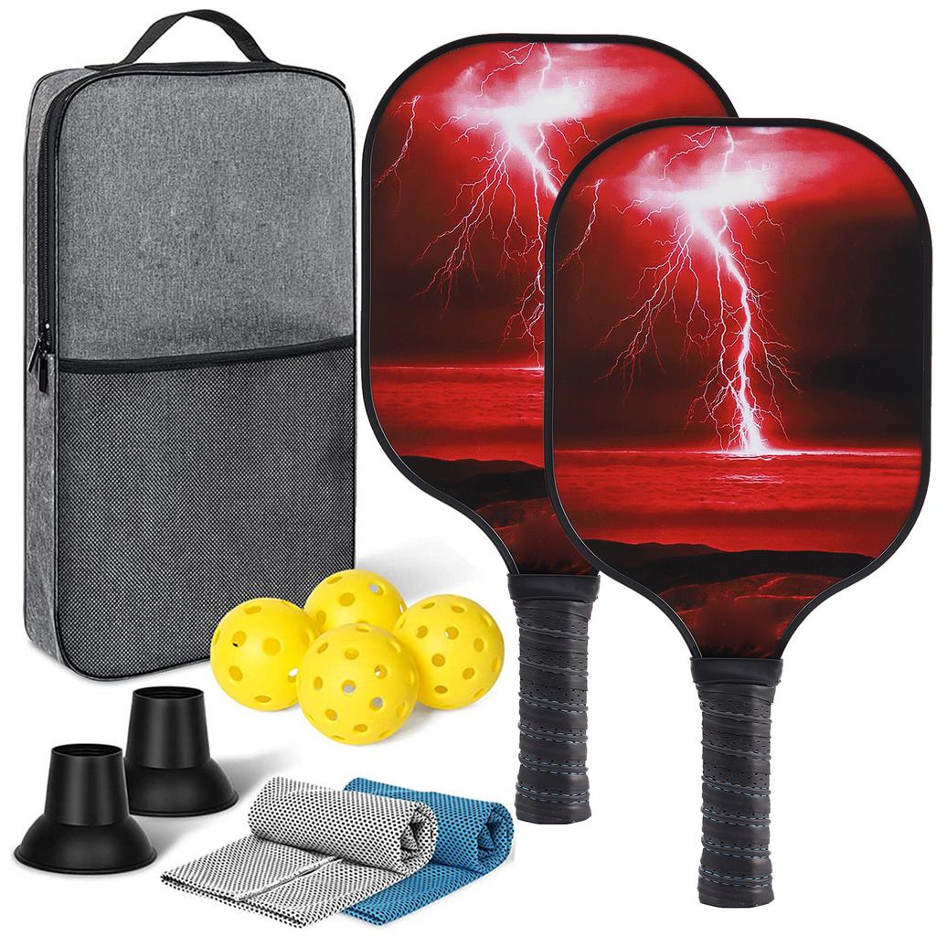 Peak Racket Lightning Honeycomb Outdoor Sports Carbon Frosted Pickle Racket