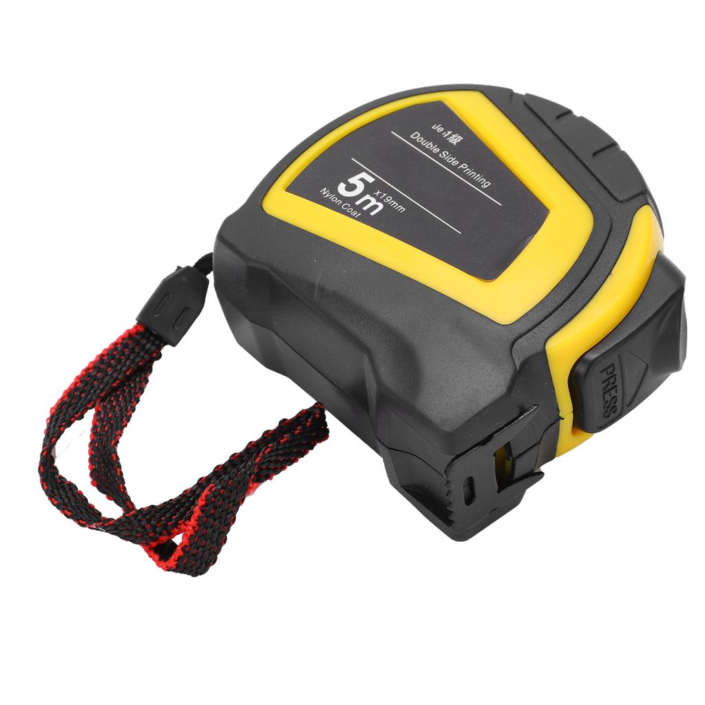 Stålmålebånd Autolås Høy Nøyaktighet Dobbeltsidig Måleverktøy for Trearbeid 16.4ftx0.7in