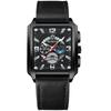 Binbang BINBOND Square Retro Men's Quartz Watch Multi-functional Luminous Waterproof Watch