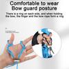 Archery Adjustable Finger Sling Archery Bow Slings with Elastic Strap Wear Resistant Easy To Use Archery Finger Sling Secure Bow Accessory