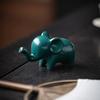 Keramik Elefant Schreibtischornament Bunte Kleine Elefantenstatue Glückselefant Figur Haus Büro Wohnzimmer Dekoration