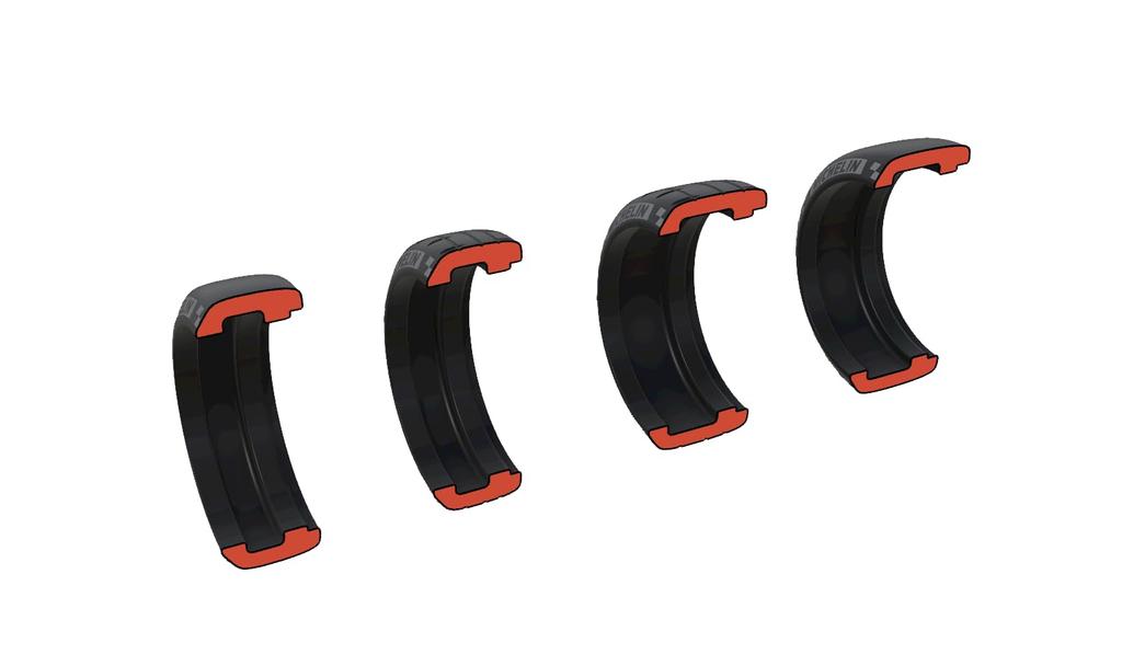 P.D ASTARC Drift Tires for Kyosho Mini-Z AWD/RWD 1/24, 1/27, and 1/28 Scale RC Cars, 20mm Inner Diameter (SDT-B 8.5mm X 2 + 11mm X 2)