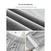 2025 Gray High-Waisted Wide-Leg Women's Sweatpants - Trendy Drapey and Loose for Spring and Autumn