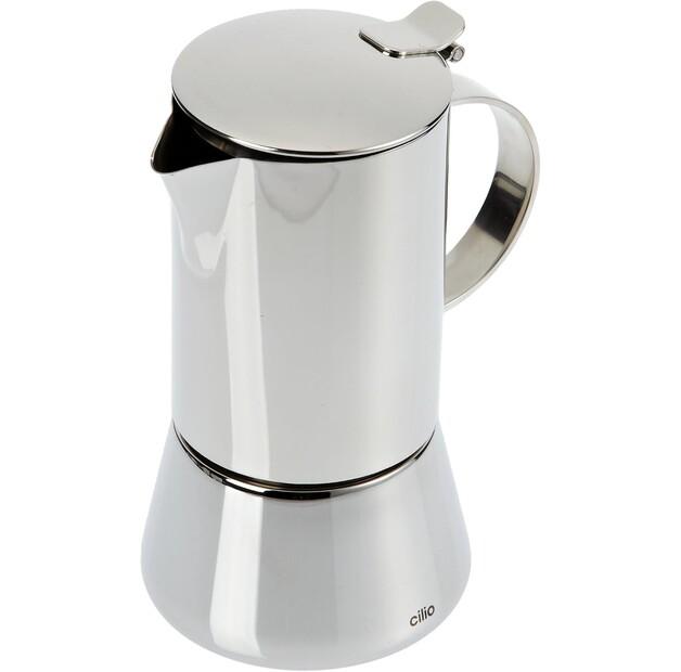 Cilio Aida Coffee Maker for 4 Cups Polished (342048)