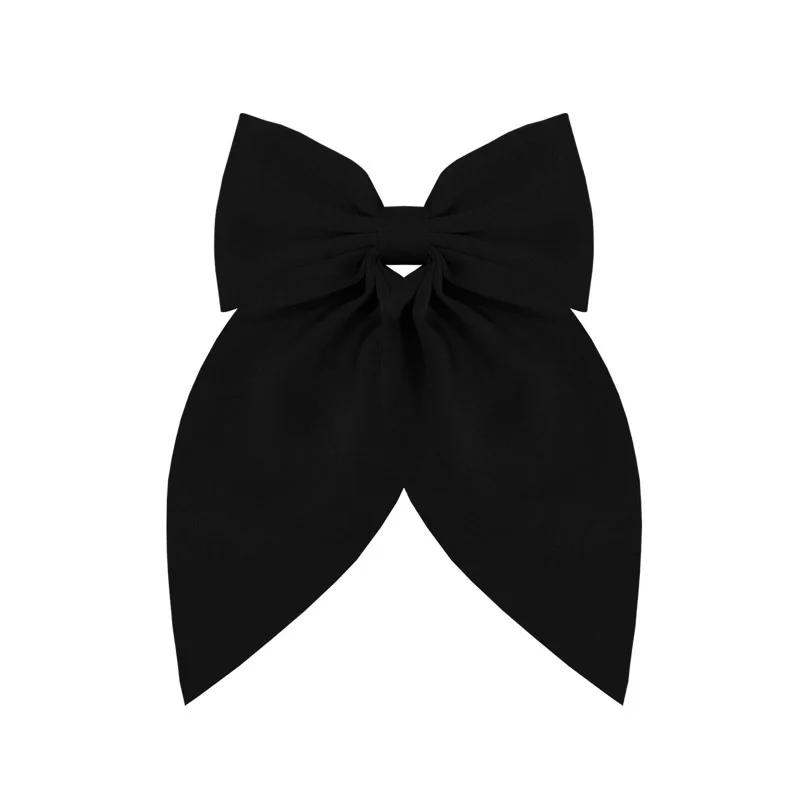 1pc Satin Large Bow Hair Clip, Securely Fastened Without Slipping, Suitable for Daily Commuting, Dating, and Photography