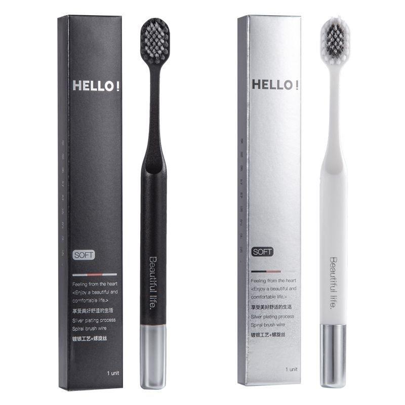 

Toothbrush soft bristle household bamboo charcoal wide head Toothbrush independent packaging daily necessities чёрный