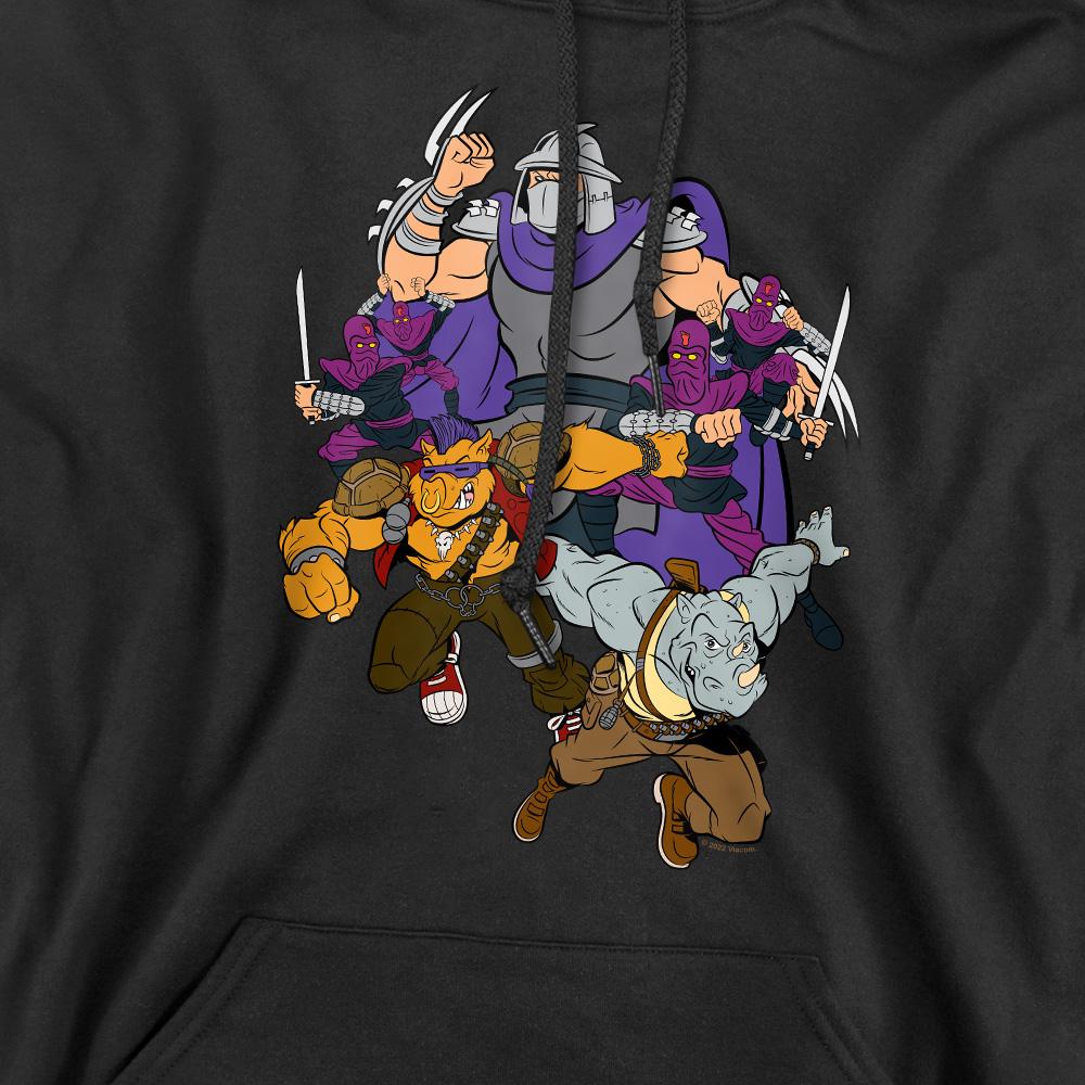 Teenage Mutant Ninja Turtles Mens Shredder And Foot Clan Hoodie