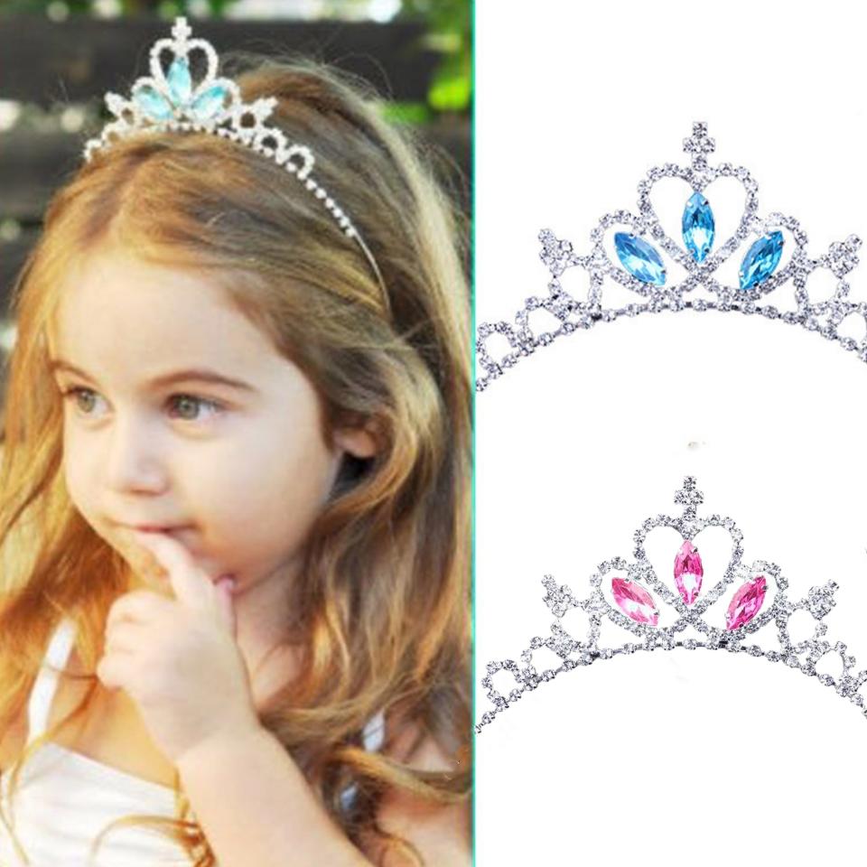 Birthday Crown For Kids Wedding Bridal Tiara Kids Tiara Crown Crystal Girls Princess Headband For Pageants Birthday Party Bridal