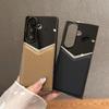 Premium Mousse Leather Case with Integrated Film for Samsung Z-Fold 7/6/5