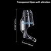 Penis CockRing Vibrator for Men Ejaculation Delay Penis Vibrating Sleeve G Spot Clit Stimulation Sex Toys for Couple