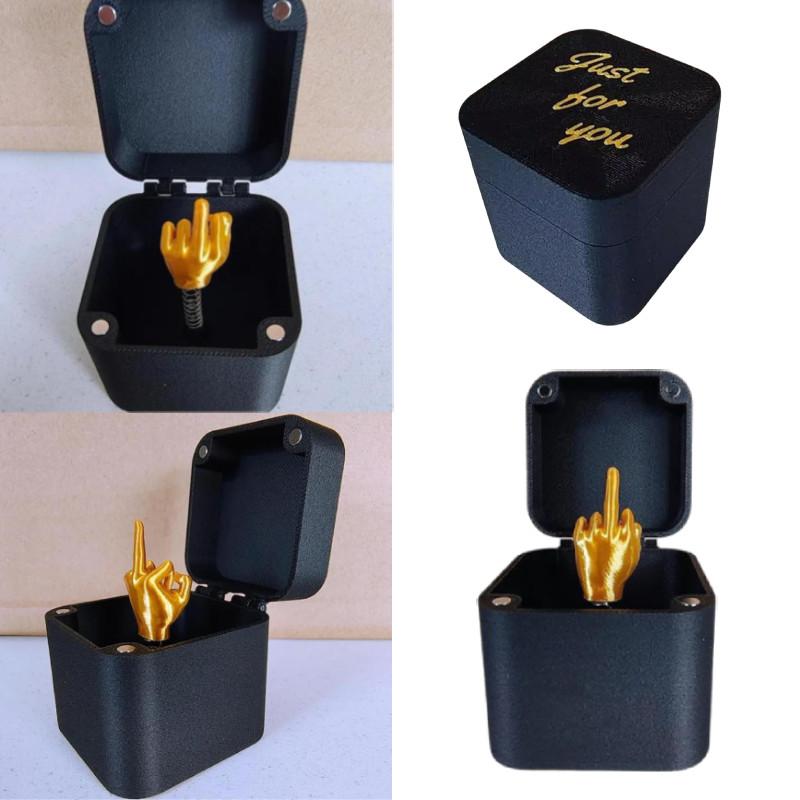 In Middle Finger A Box Surprise Box Toy Pop Up Christmas Novelty Fun Unique Gift