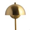 USB Rechargeable Mushroom Bud Table Lamp LED Ornament Metal for Home Office