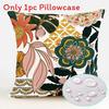 Polyester Waterproof Pillow Cover With Floral Pattern For Living Room Decor