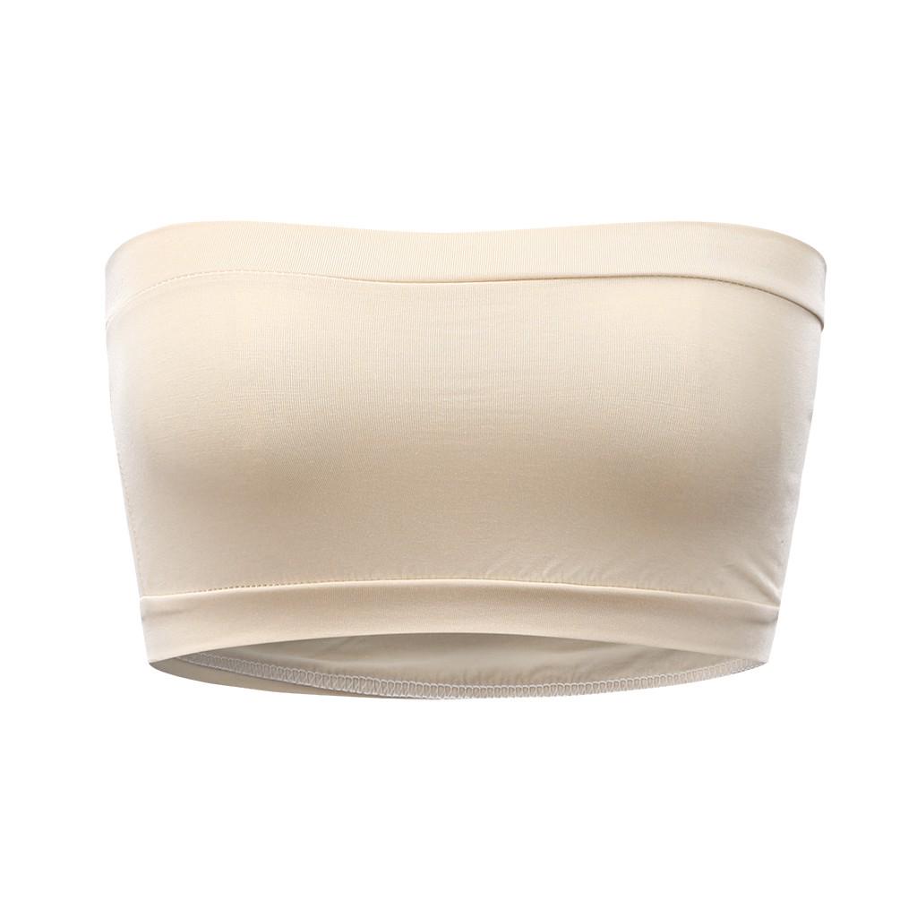 

[brisand] Женский однотонный бесшовный жилет-бандо без бретелек с активным базовым слоем, топ-топ