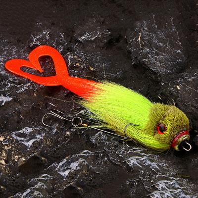 Yousheng 21CM/40G Mouse Deer Artificial Lure with Feathered Bird Head Soft Tails Long Casting Slow Sinking Bionic Swimbait Fishing Accessories