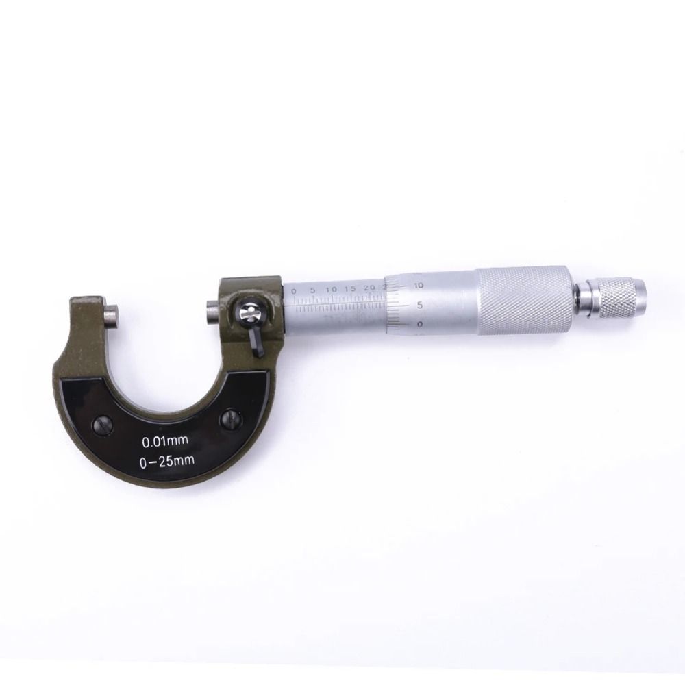 Carbon Steel Mechanical Micro Caliper 0-25mm Micrometer Gauge  Precision Engineering