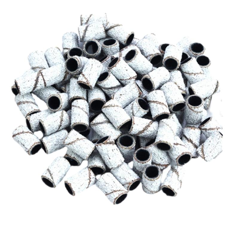 

100pcs Quality Sanding Bands for Nail Care for Smooth Nails Salon or Home Use
