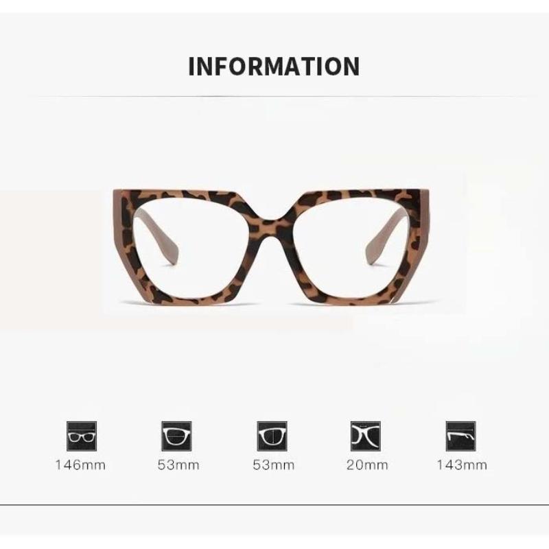 Anti-Blaulicht Farbe Floral Große Rahmenbrille Europäische und Amerikanische Modische Spleißfarbe Kollision Polygon Flachspiegel