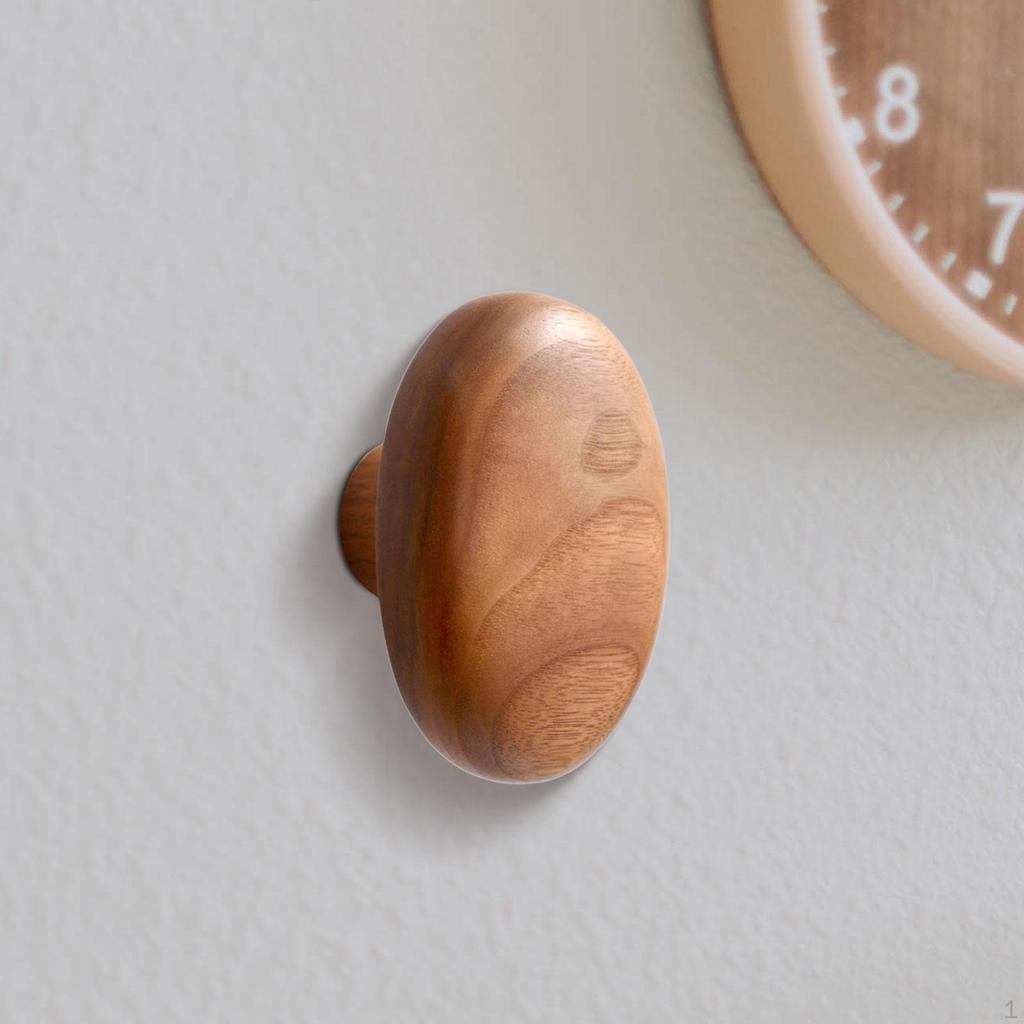 Contemporary Wooden Wall Hook for Jackets And Purses