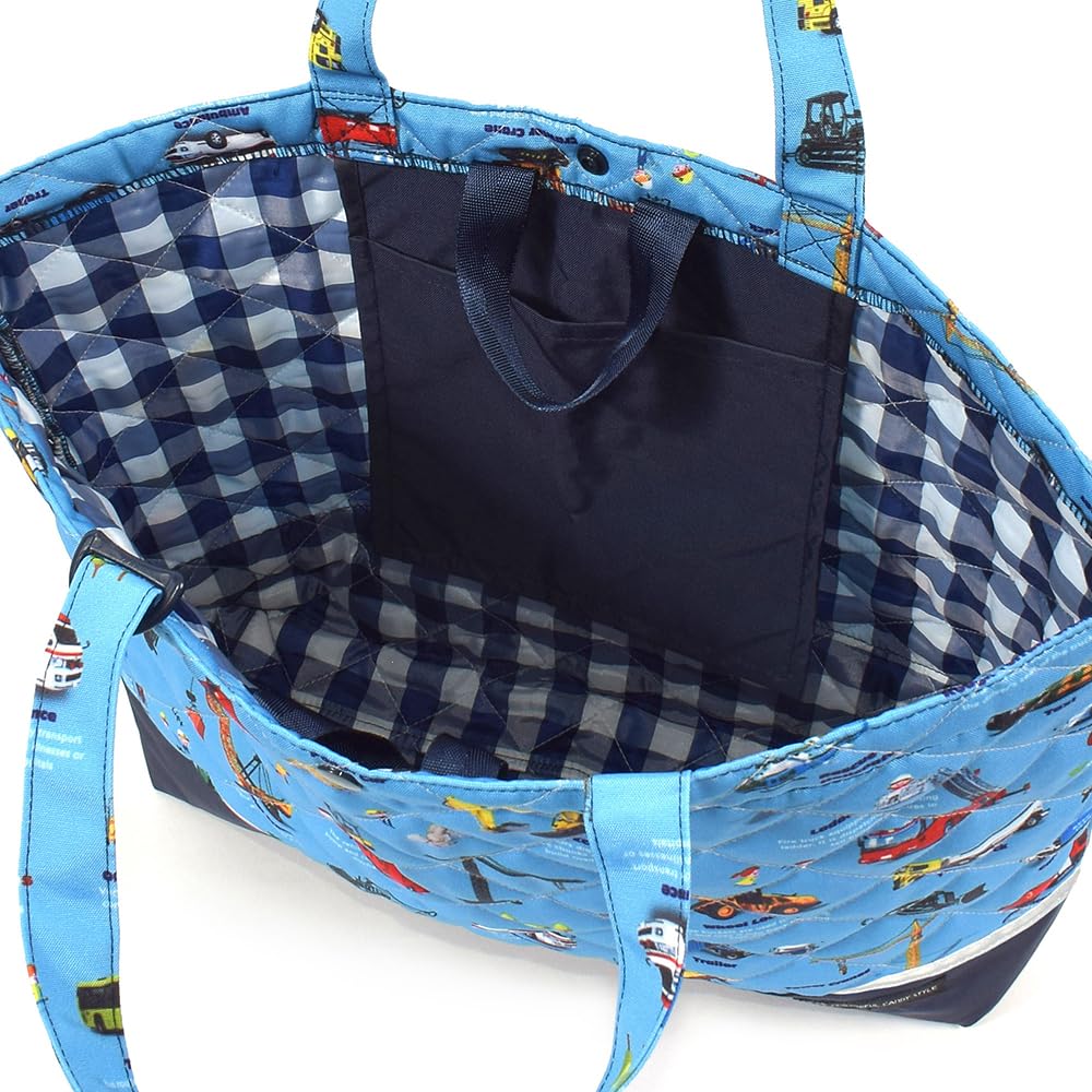 COLORFUL CANDY STYLE Gusseted Bag and Drawstring and Perfect for Preschool and School Cute for Car Encyclopedia NS781700 3-Piece Set (with Reflector)