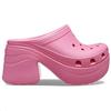 Crocs Mermaid Shoes Barbie EVA Solid Color Classic Siren Clog 'Hyper Pink' Women's