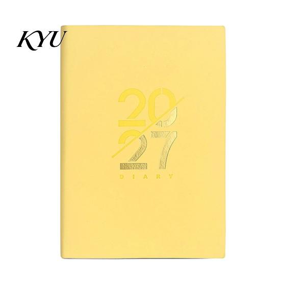 Academic Planner for Students 2027 with Monthly And Annual Schedule, A5 Thick Ink-proof Paper Daily Agenda Notebook, Durable PU Leather Cover