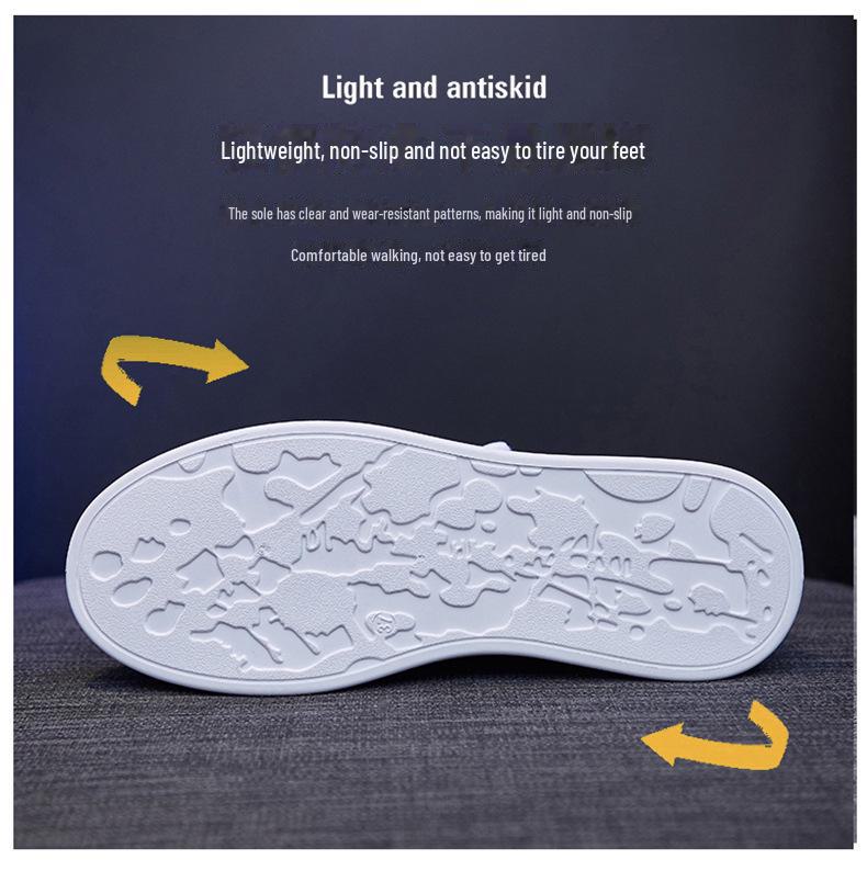 Chaussures de Course Velcro Blanches pour Femmes - Printemps 2025 Style Coréen, Respirantes et Élégantes (SH01)