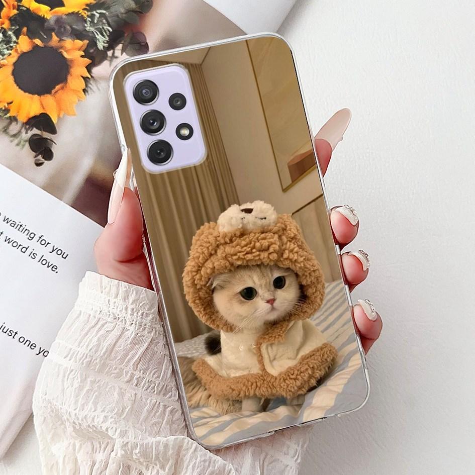 For Samsung Galaxy A52 A52s 5G Case SM-A526B SM-A528B Phone Cover Fashion Flower Soft Silicone Funda For Samsung A72 A 52 Bumper