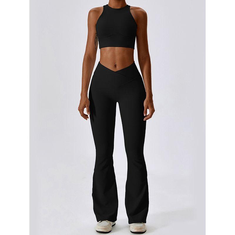 High-Intensity Sports Intimates Women's Anti-Shock and Anti-SAG Running Yoga Vest Workout Bra Outwear Beautiful Back Tank-Top